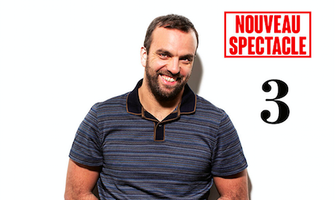 Le Comte de Bouderbala sur scène avec son one-man-show 3