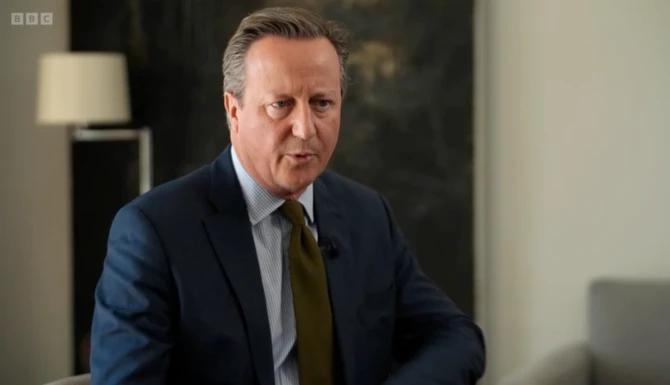 David Cameron lie la sécurité israélienne à la sécurité palestinienne (BBC/ Capture d’écran)