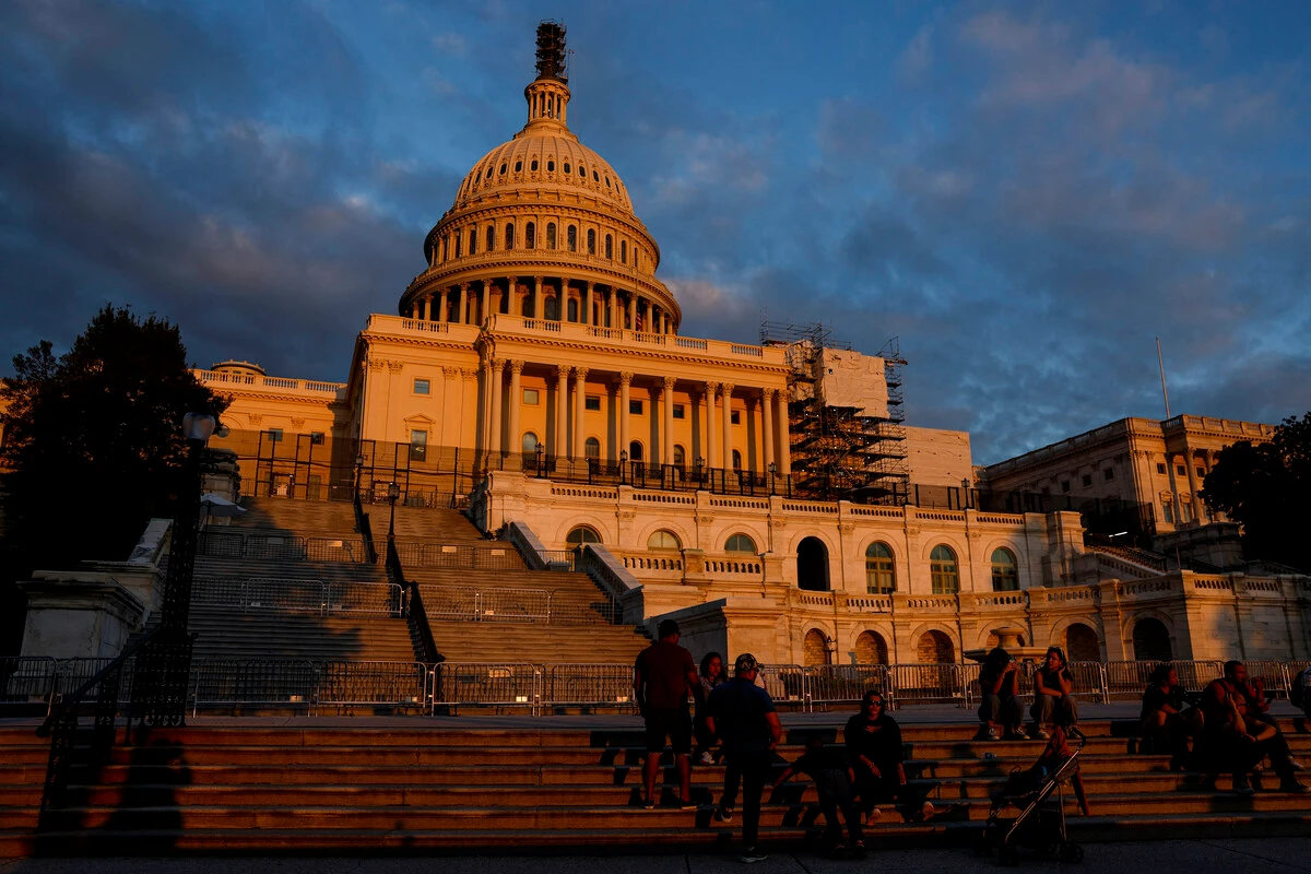 Le Capitole des États-Unis après l'adoption par la Chambre des représentants d'une résolution de continuation de 45 jours, le 30 septembre 2023 à Washington, DC. (photo Anna Moneymaker, Getty Images AFP)