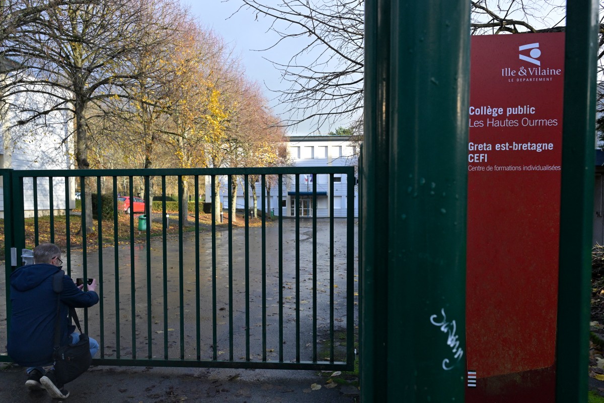 Rennes: émotion et cours suspendus après les menaces d'une collégienne armée d'un couteau