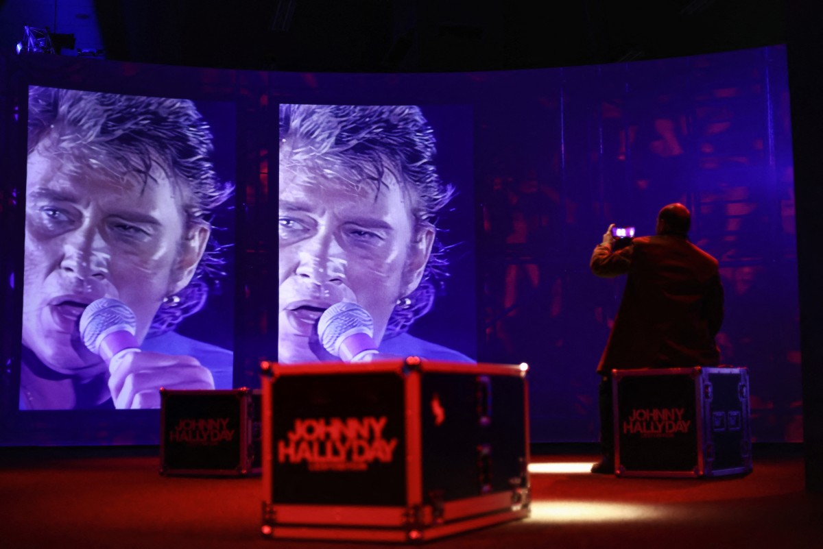 «Johnny Hallyday l'exposition» inauguré à Paris après Bruxelles
