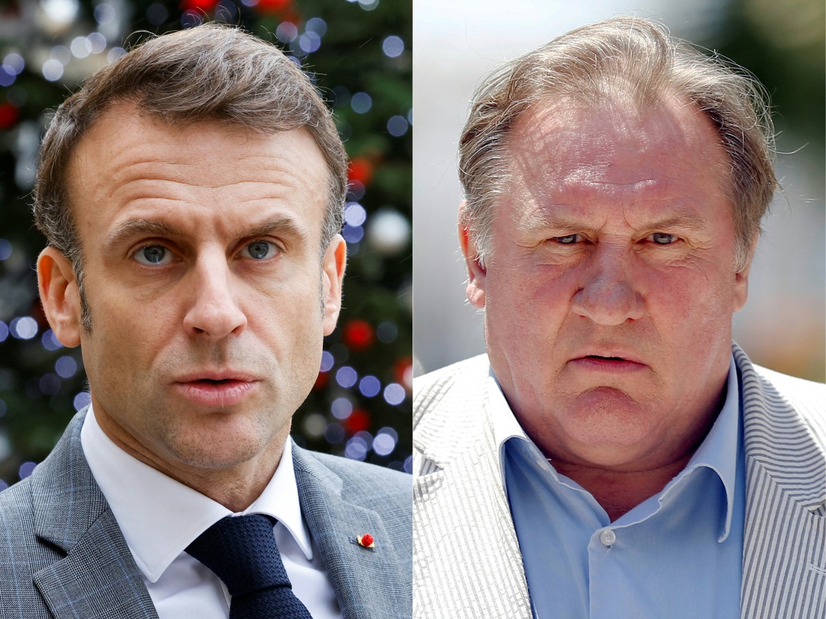 La défense de Depardieu par Macron consterne les féministes