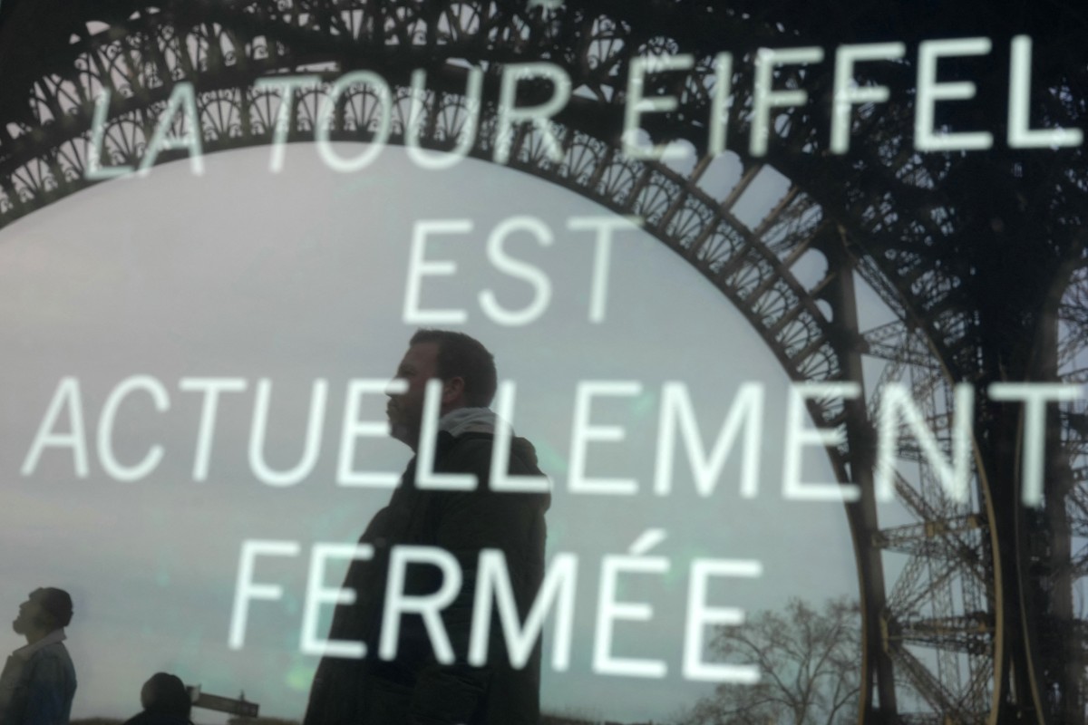 Un jour de grève: La tour Eiffel, symbole de Paris, fermée