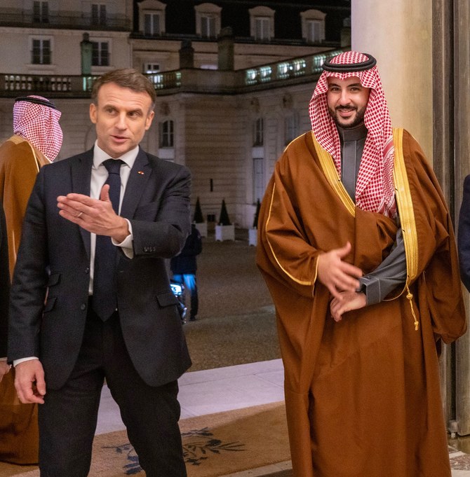 Le ministre saoudien de la Défense rencontre le président Emmanuel Macron
