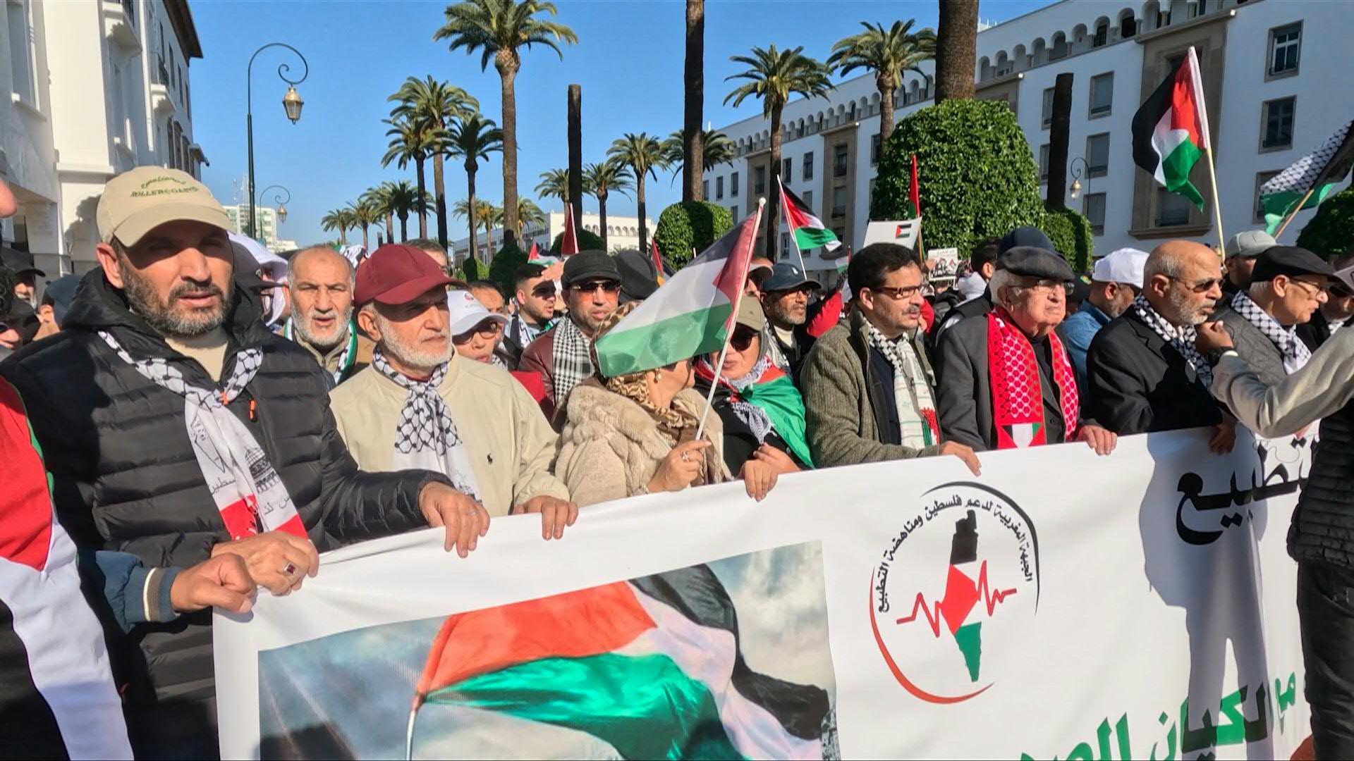 Maroc: nouvelle manifestation massive contre une «guerre d'extermination» à Gaza