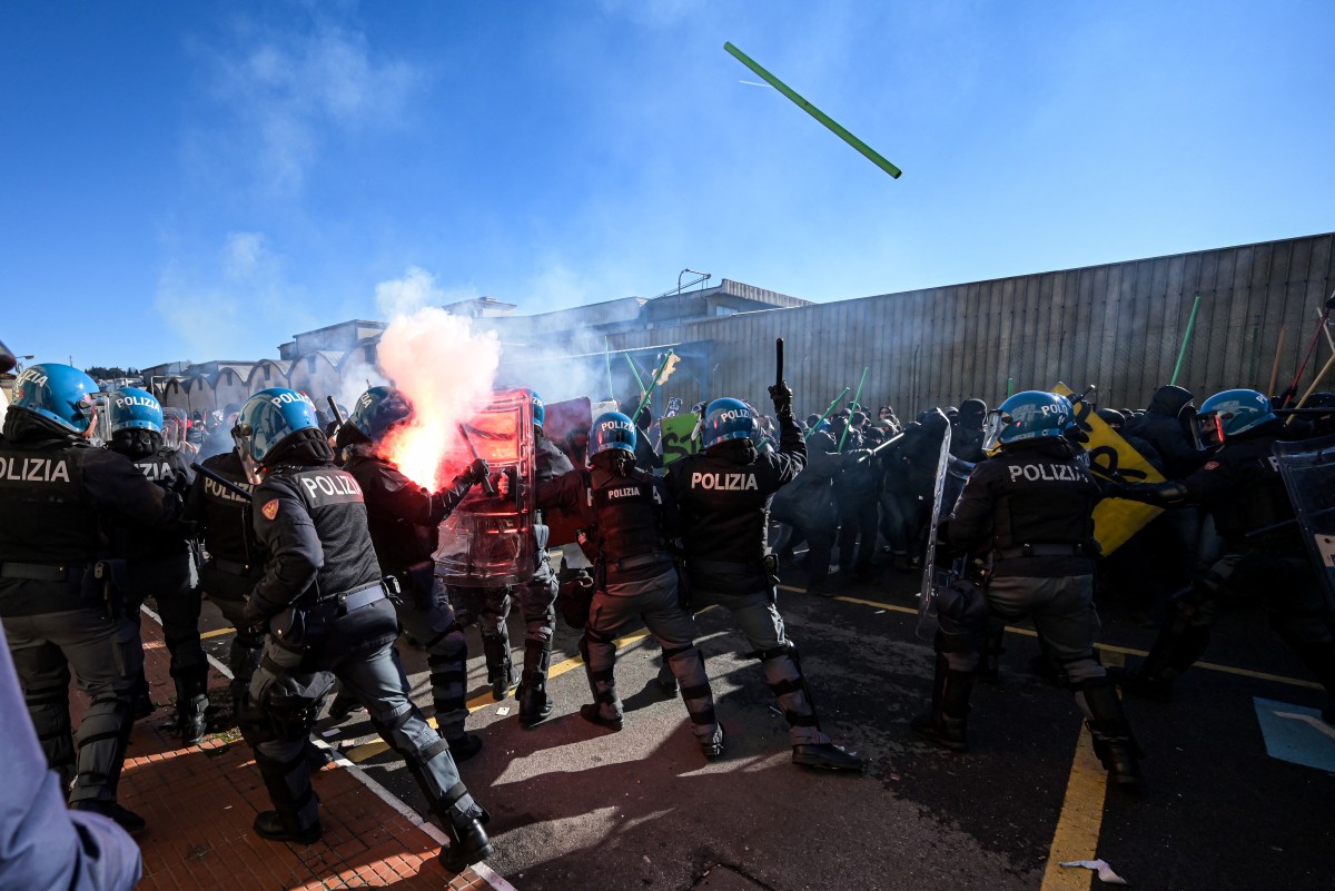 Italie: Affrontements avec la police lors d'une manifestation anti-israélienne