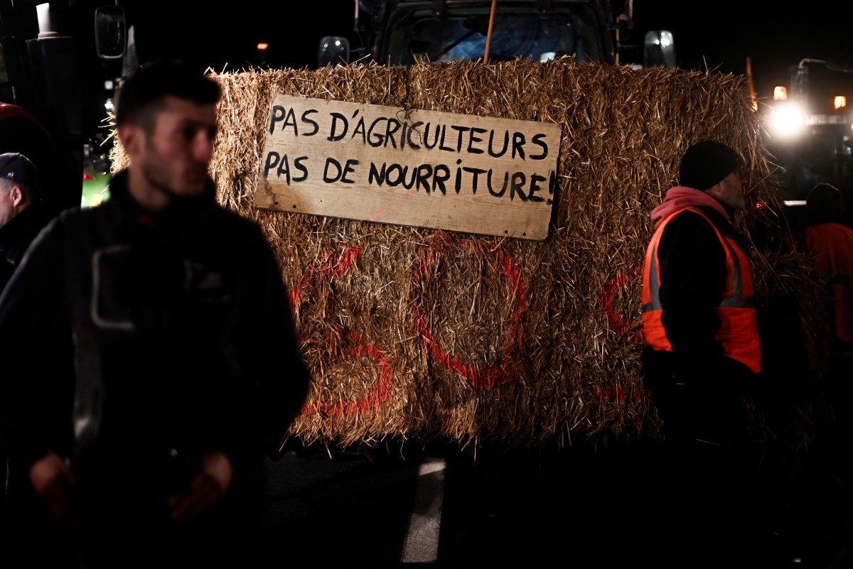 Également mobilisée, la Confédération paysanne veut faire entendre une autre voix