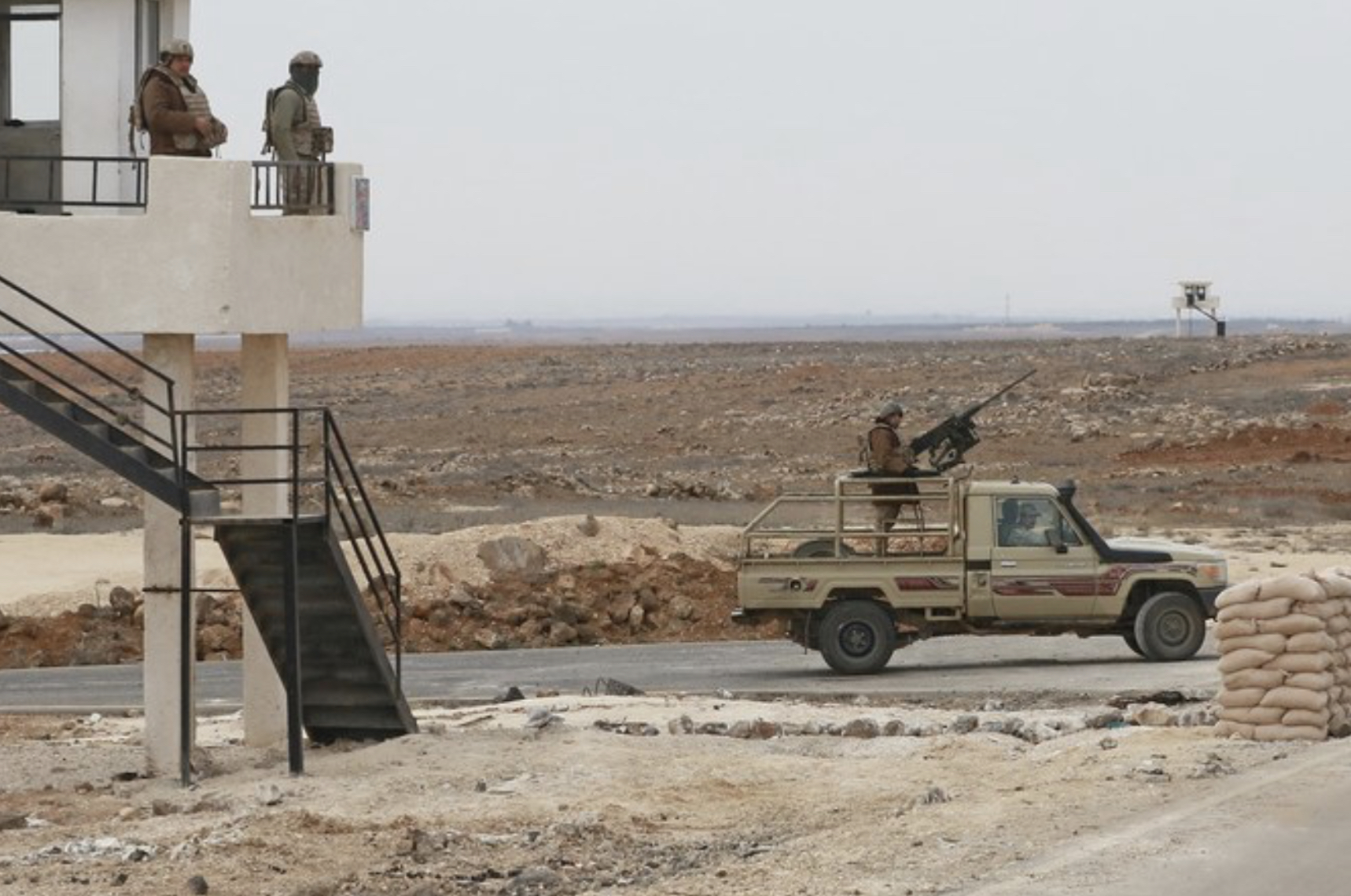 L'armée jordanienne fait face à un accrochage avec des groupes de passeurs près de la frontière syrienne