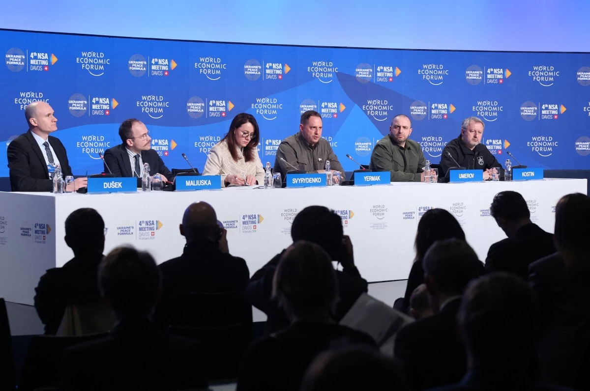 Ukraine: Plus de 80 pays discutent d'un plan de paix à Davos