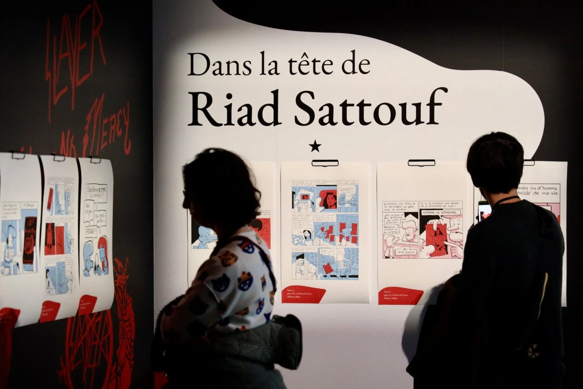 Exposé à Angoulême, le making of de « L'Arabe du futur » de Riad Sattouf