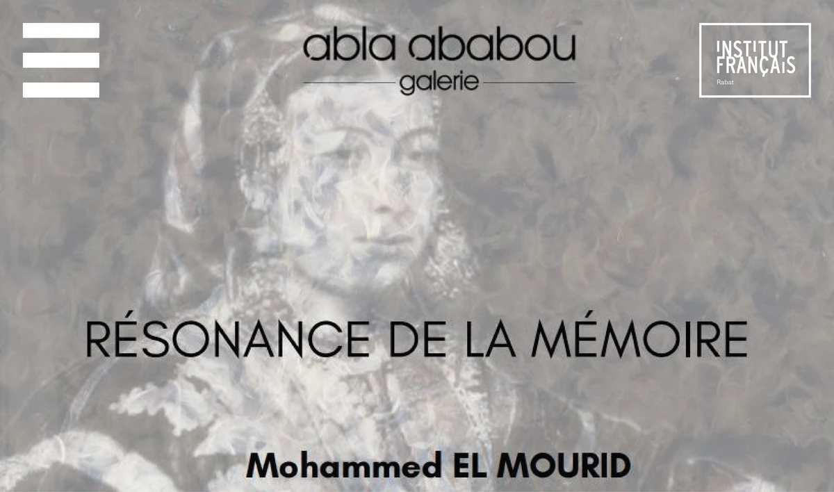 Exposition: «Résonance de la mémoire» Mohammed El Mourid