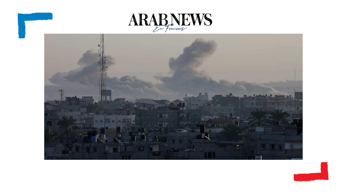 Bande de Gaza: fumée au-dessus de Khan Younès après des frappes israéliennes