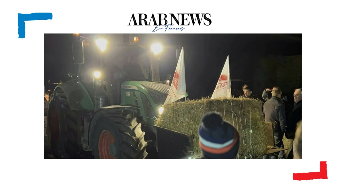 France: des agriculteurs campent sur l'A16 près de Beauvais