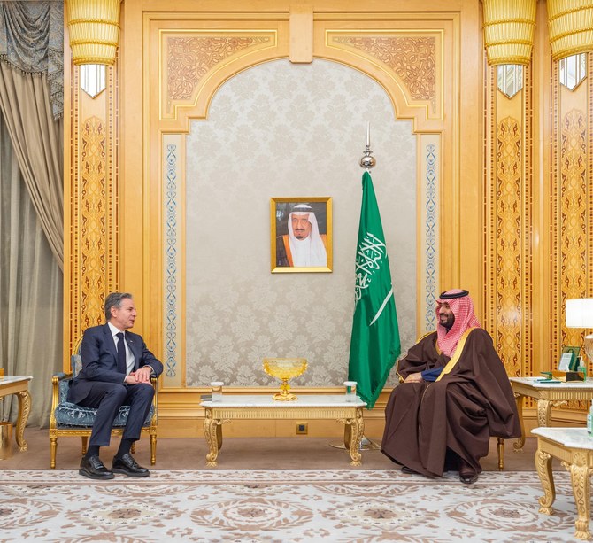 Mohammed ben Salmane s’entretient avec Antony Blinken à Riyad