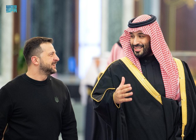 Le prince héritier saoudien reçoit le président ukrainien à Riyad