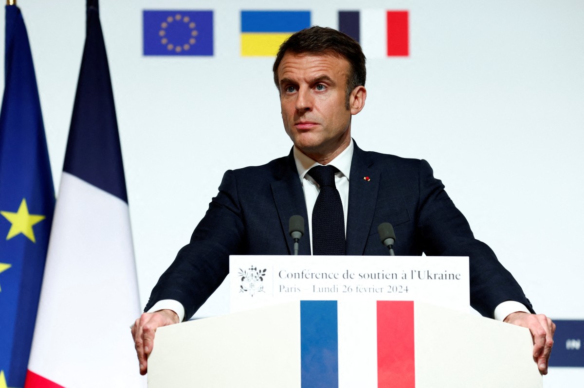 Macron appelle les alliés de l'Ukraine à un «sursaut» et n'exclut pas l'envoi de troupes occidentales à l'avenir
