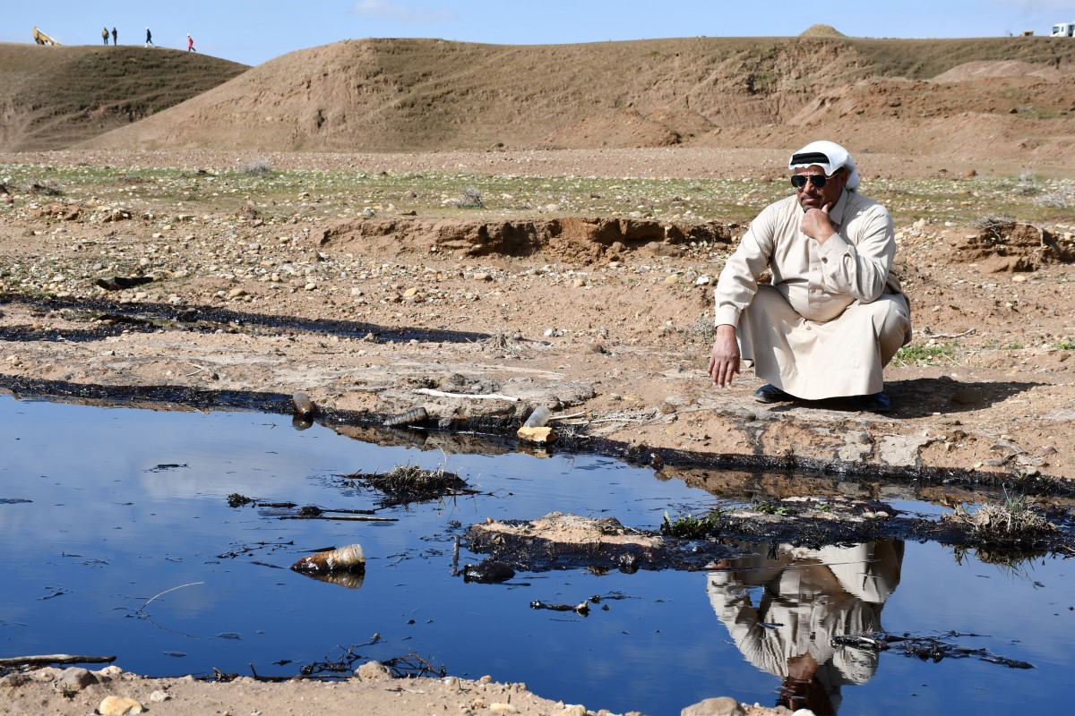 En Irak, de vastes terres agricoles contaminées par des écoulements de pétrole