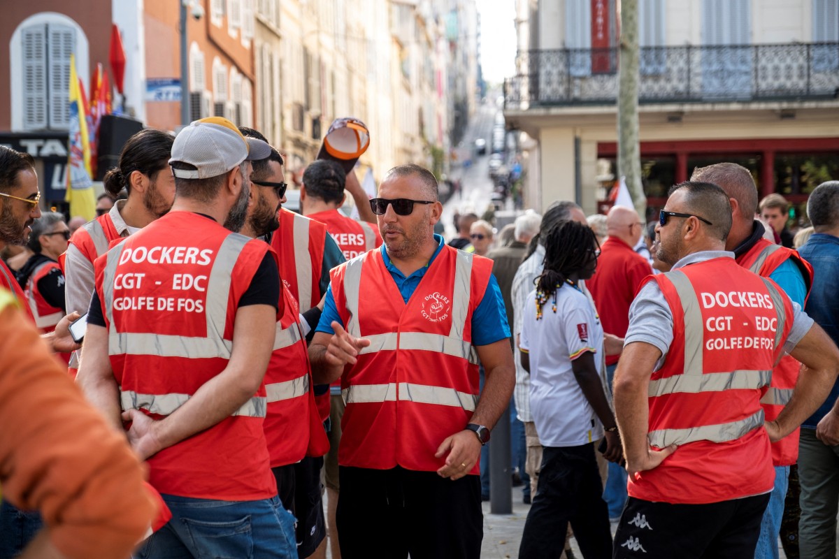 Grève dans les principaux ports de France contre la réforme des retraites