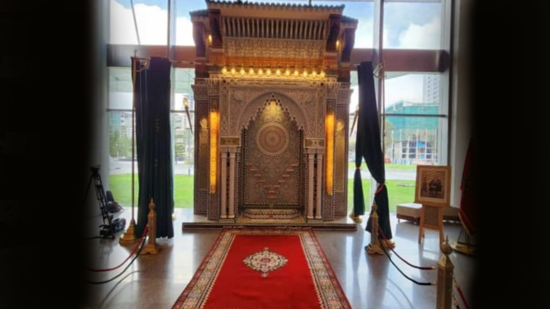 Inauguration d'une fontaine marocaine au siège de l'Union africaine