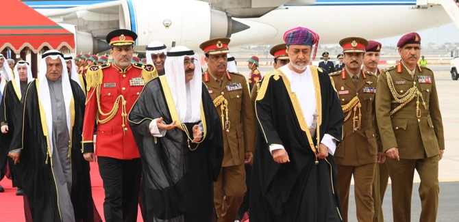 L'émir du Koweït en visite d'État à Oman