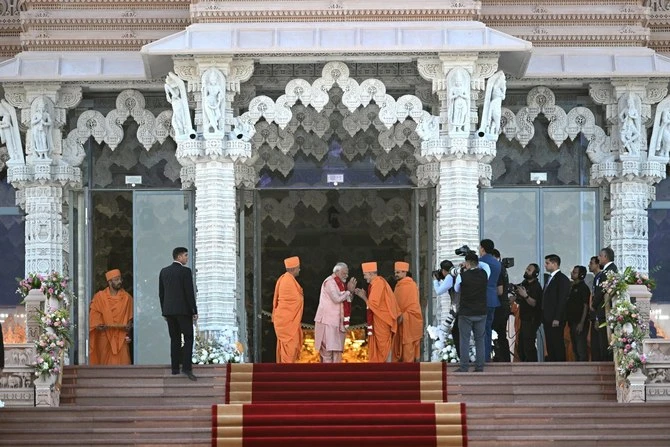 Le Premier ministre indien inaugure le premier temple hindou d’Abu Dhabi