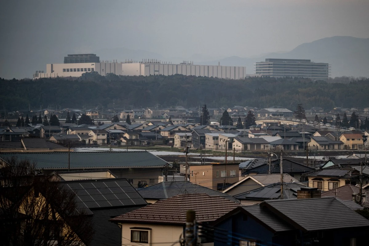 Une vue générale montre la nouvelle usine de semi-conducteurs de Japan Advanced Semiconductor Manufacturing Company (JASM), une filiale du géant taïwanais des puces TSMC (Taiwan Semiconductor Manufacturing Company), à Kikuyo du district de Kikuchi, dans la préfecture de Kumamoto, le 14 février 2024. (Photo Philip Fong AFP)