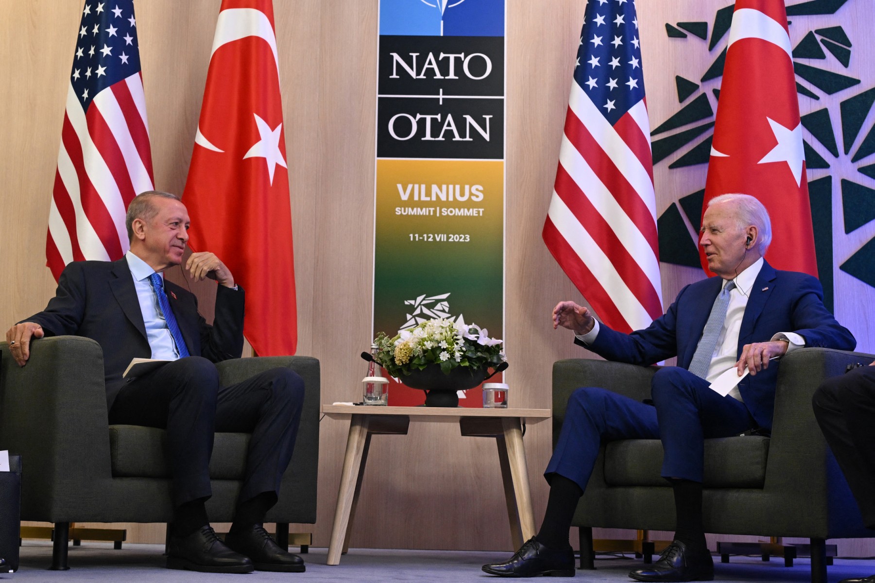 Le président turc Erdogan à la Maison Blanche le 9 mai