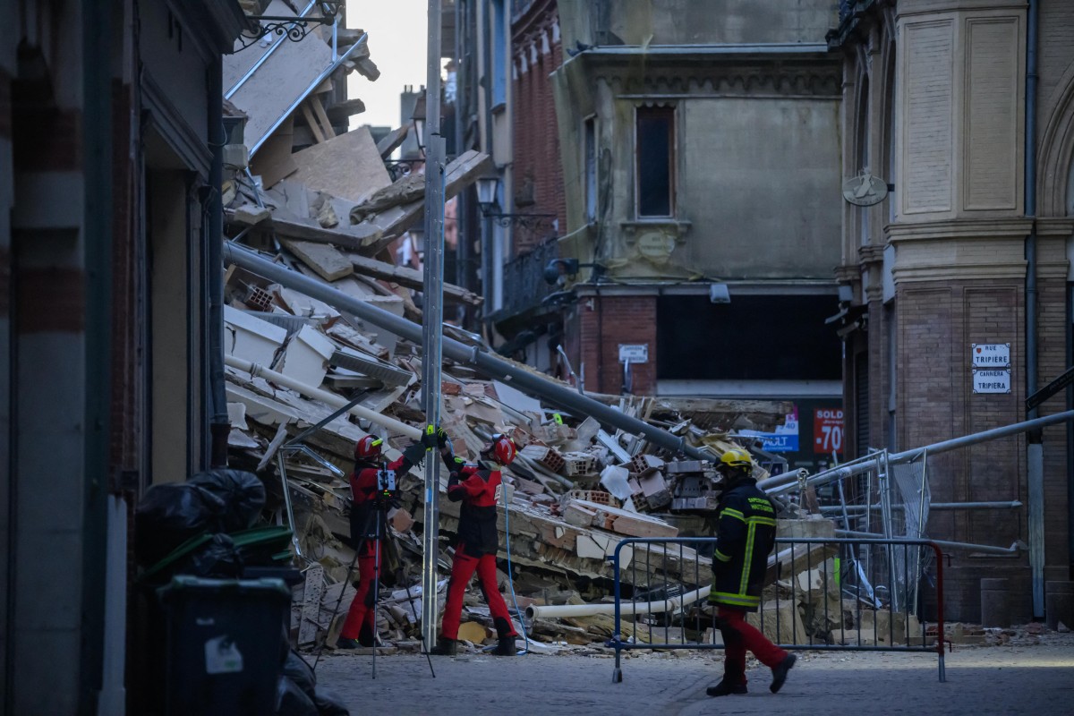 Un vieil immeuble du centre de Toulouse s'effondre, pas de victimes recensées
