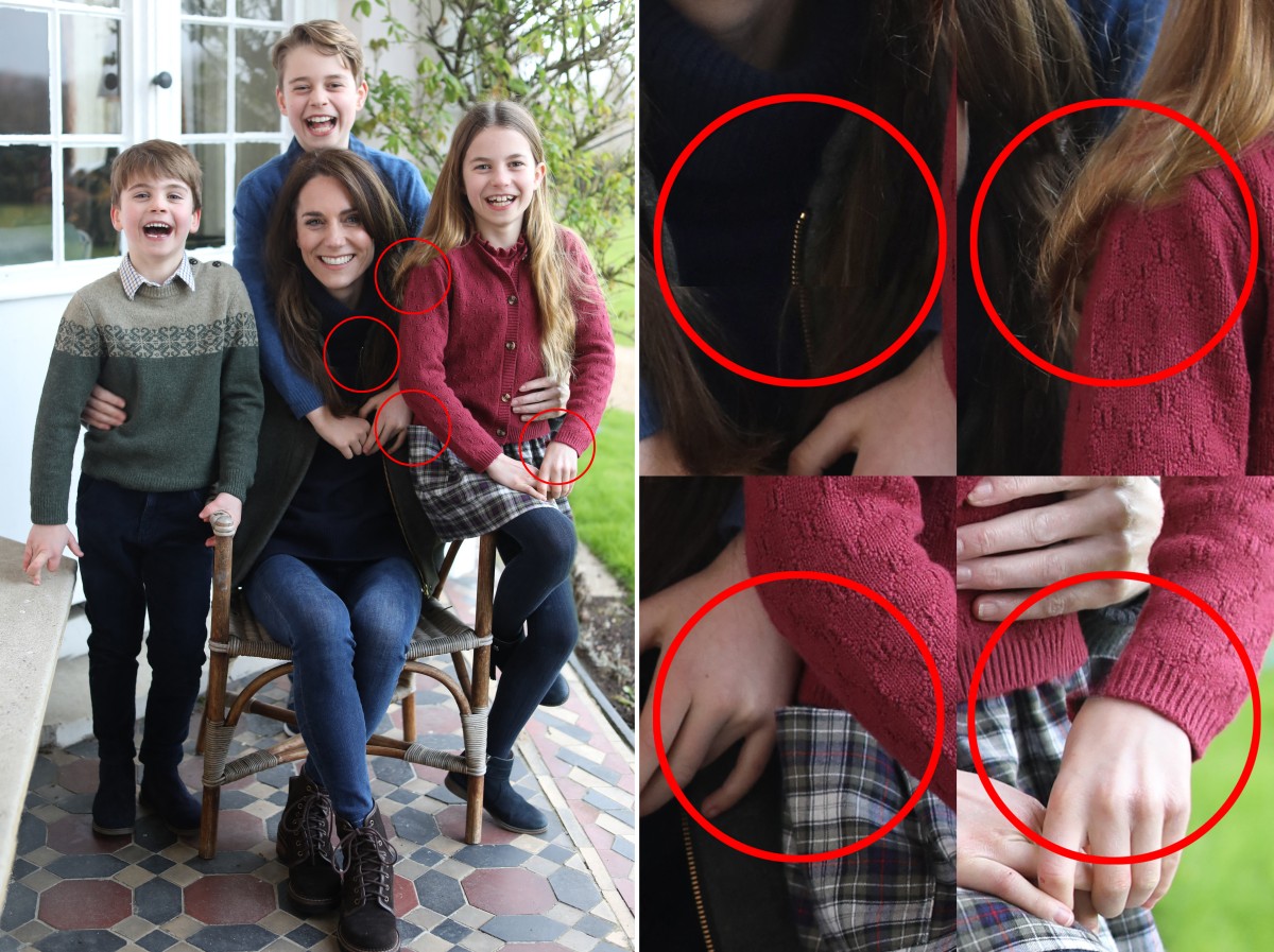 Les questions soulevées par la photo de Kate et ses enfants