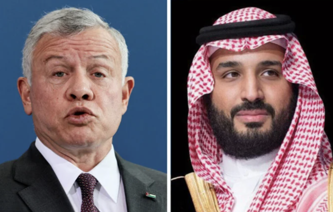 Le prince héritier d’Arabie saoudite et le roi Abdallah II de Jordanie discutent de la crise à Gaza