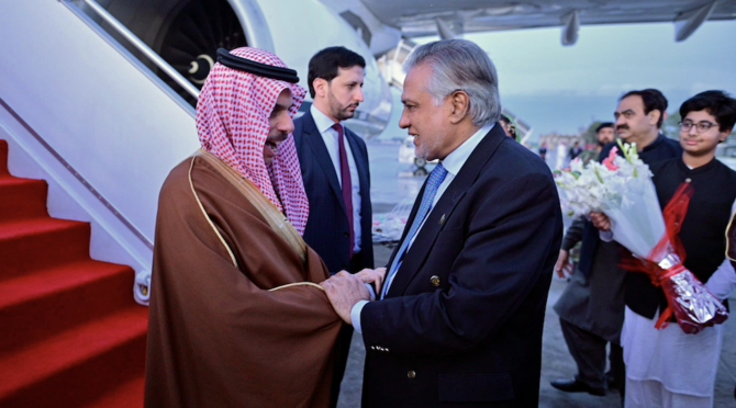 Le ministre saoudien des Affaires étrangères, le prince Faisal ben Farhane, est arrivé au Pakistan aujourd’hui pour une visite de deux jours visant à renforcer la coopération économique bilatérale. (Photo fournie)