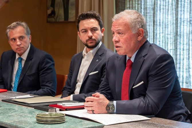 Le roi Abdallah II de Jordanie a réaffirmé l'engagement de son pays à défendre sa sécurité et sa souveraineté. (File/AFP)