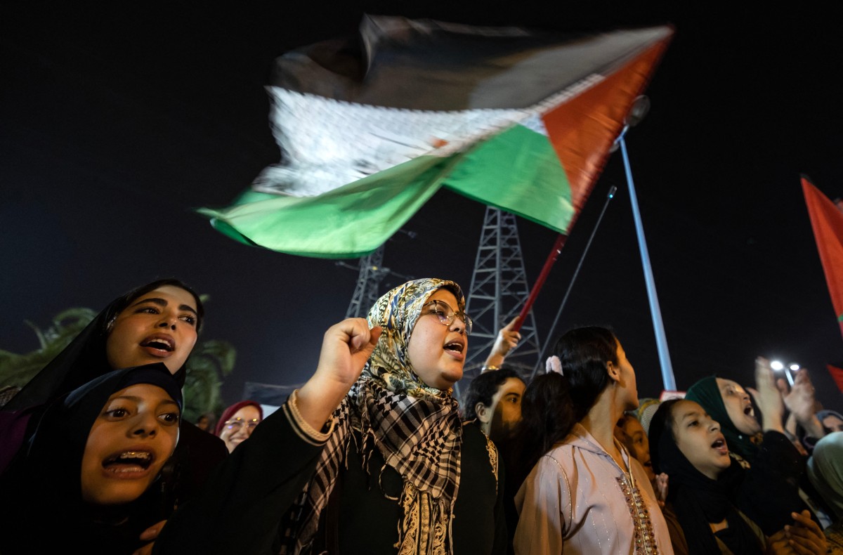 Des milliers de Marocains de nouveau dans la rue contre les «massacres» à Gaza