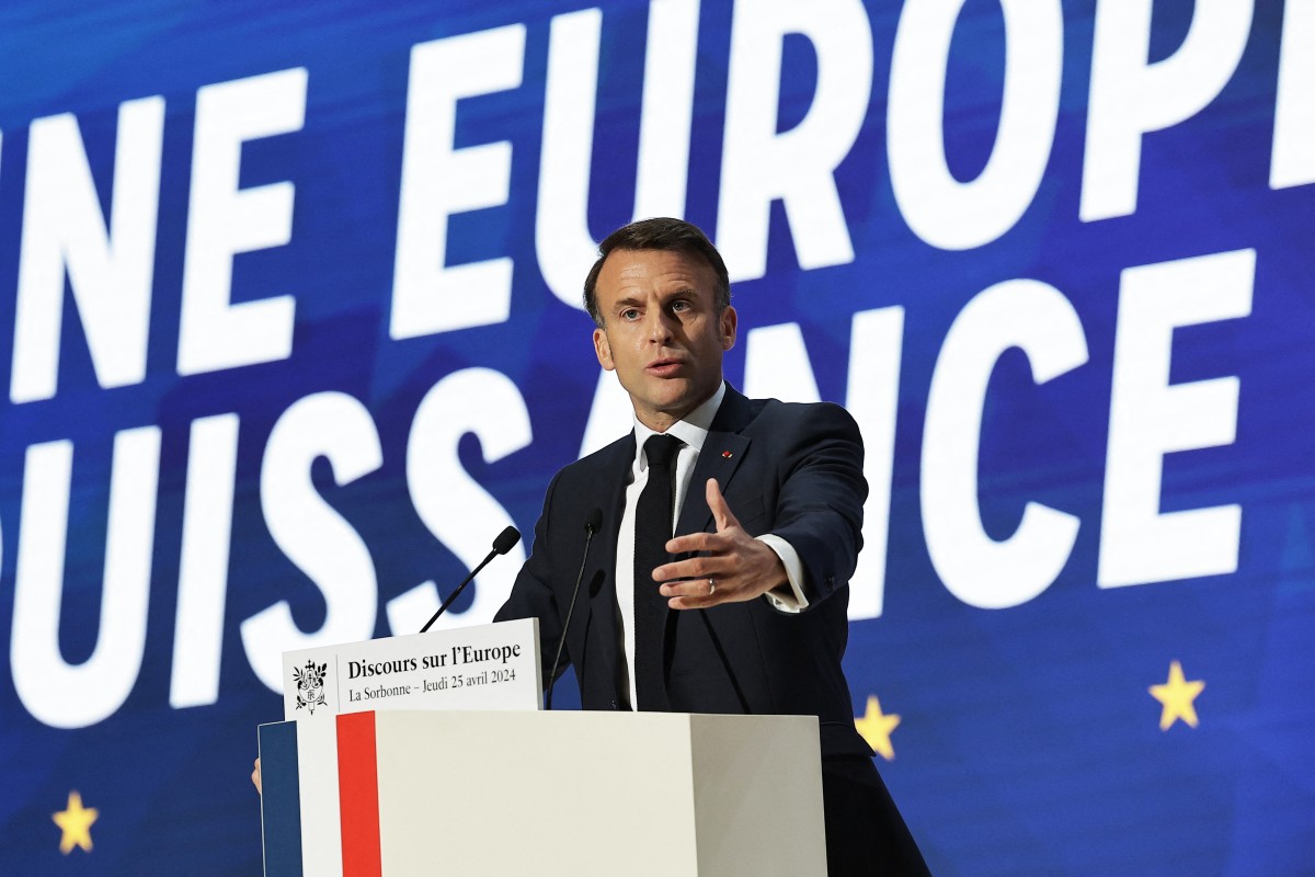 Européennes : pour Macron, une victoire du RN relèverait d'une «responsabilité collective»