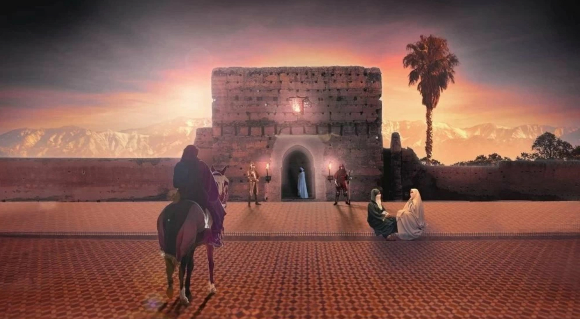 Présentation du spectacle «Nostalgia, les Nuits du Badii» au site historique Palais Badii