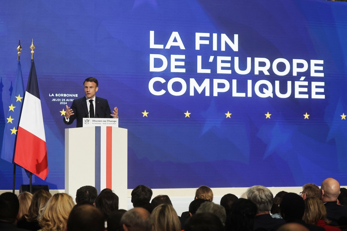 Macron met en garde contre la mort de l'Europe