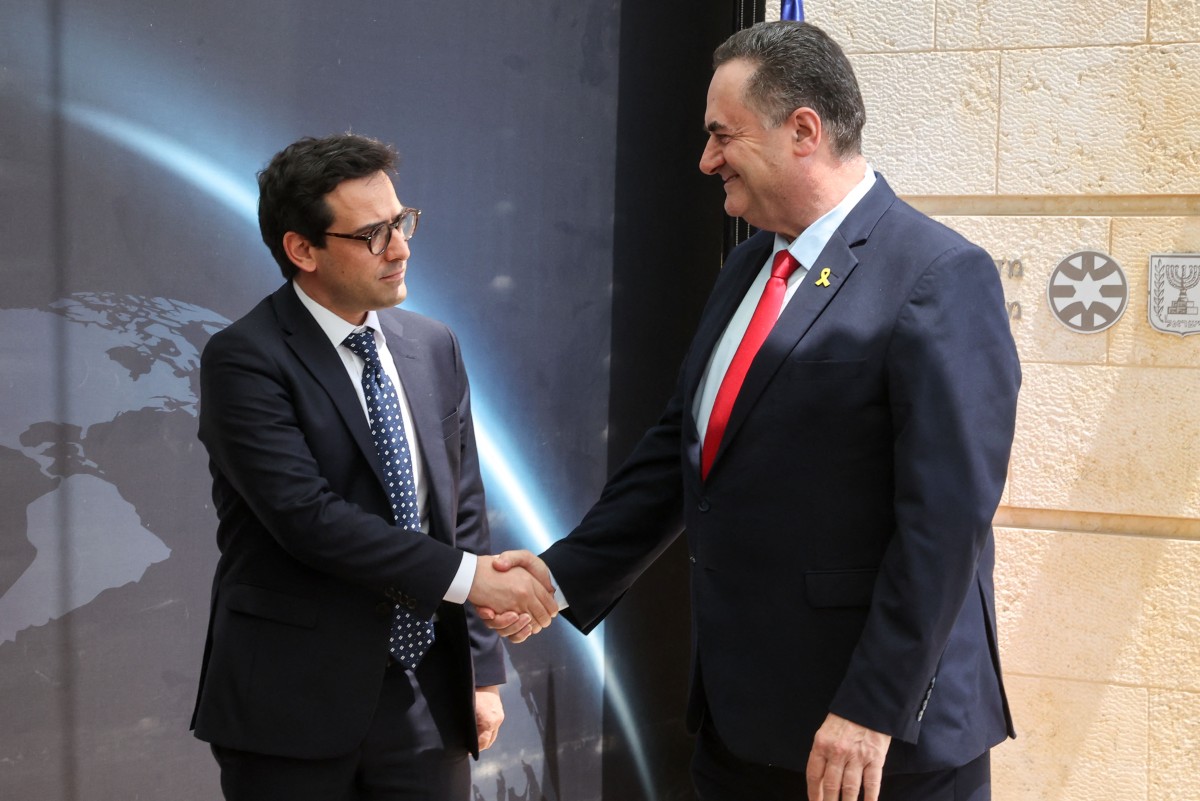 Le ministre français des Affaires étrangères en visite en Israël