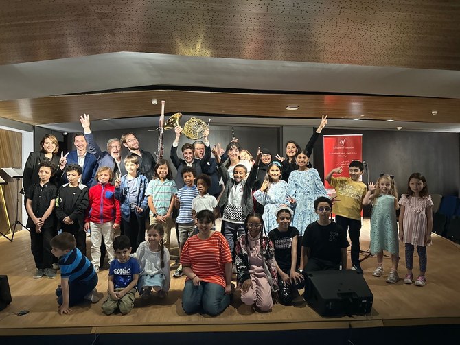 Le Concert impromptu s’est rendu samedi à Al-Khobar pour la dernière étape d’une tournée qui présentait un programme spécialement destiné aux enfants. (Photo fournie)