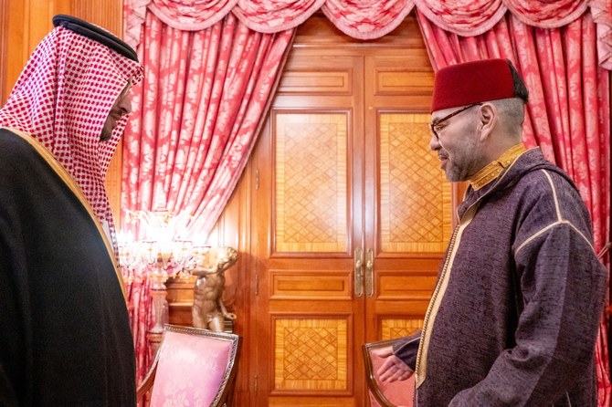 Le roi du Maroc, Mohammed VI, a reçu, mardi à Casablanca, le prince Turki ben Mohammed ben Fahd ben Abdelaziz, ministre d’État saoudien et membre du Conseil des ministres. (Agence de presse saoudienne)