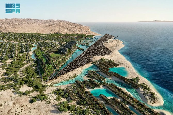 Neom a fait part de la construction d’un nouveau port de plaisance, Jaumur, sur le golfe d’Aqaba. (Agence de presse saoudienne)