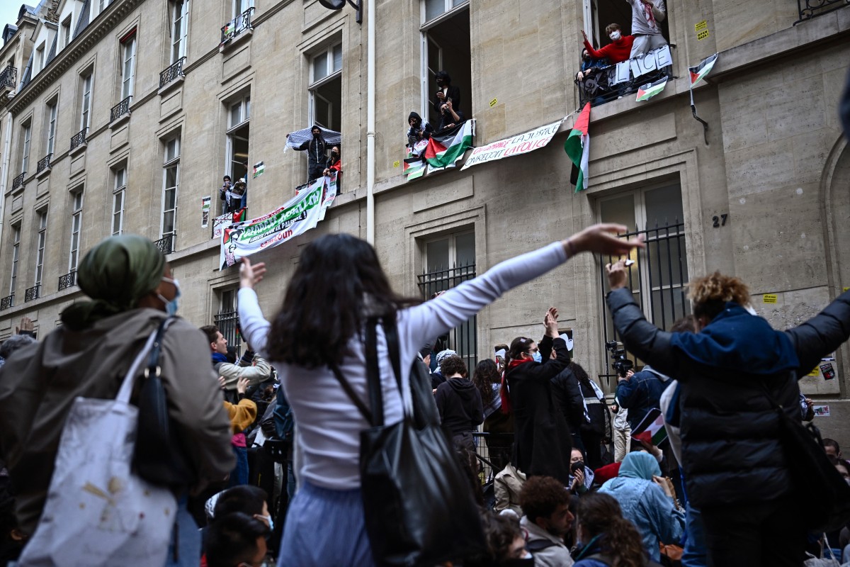 Mobilisation propalestinienne: Sciences Po Paris évacué, d'autres sites occupés en région