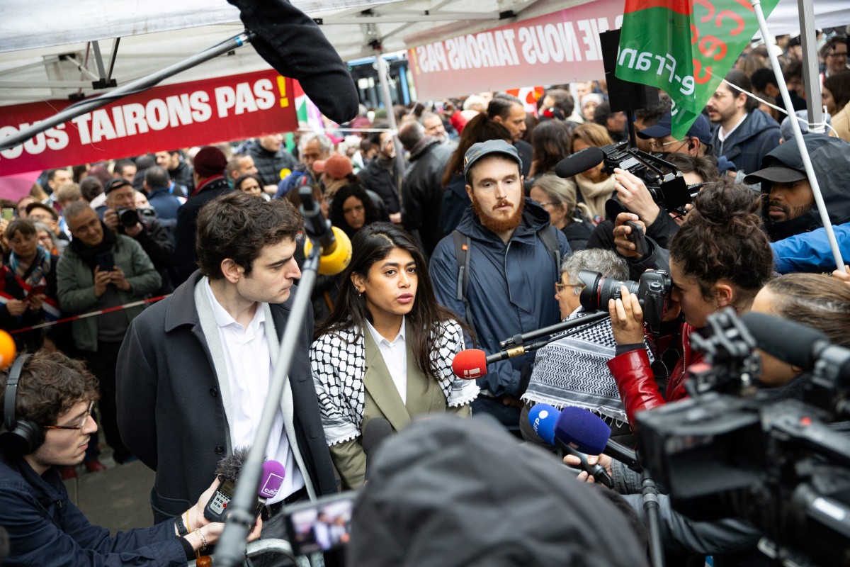 Environ 10.000 personnes à Paris pour dénoncer les derniers bombardements à Rafah