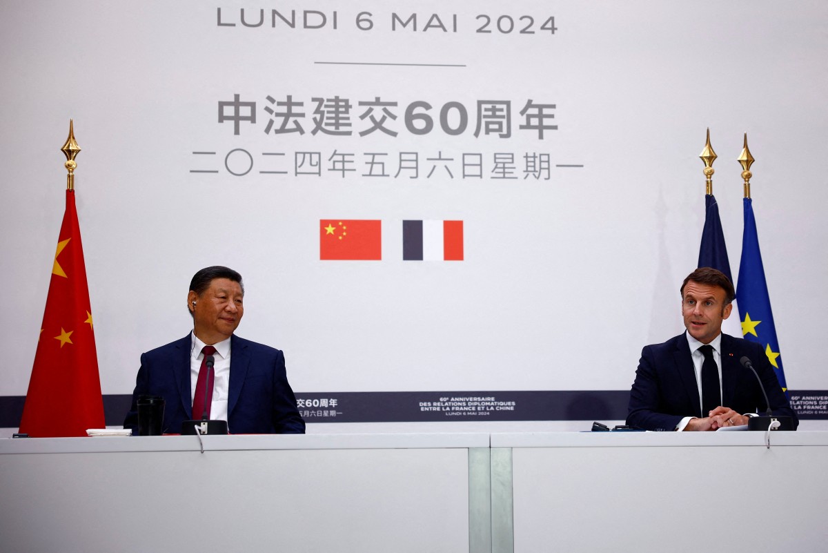 Echanges fermes entre Macron, Von der Leyen et Xi sur le commerce mondial