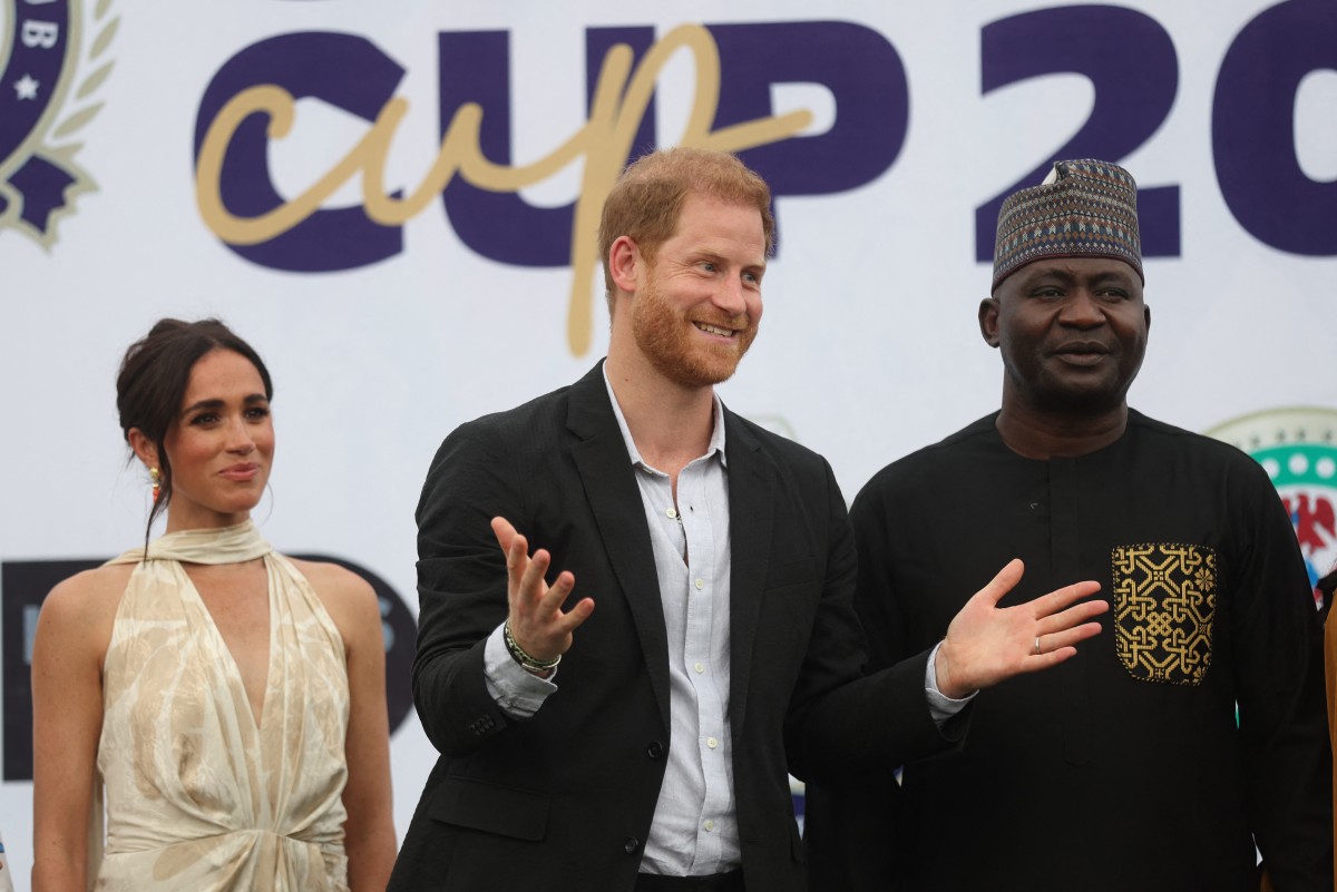 Le prince Harry et son épouse Meghan terminent à Lagos leur voyage au Nigeria