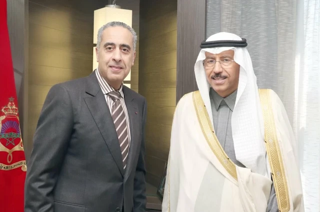Le Directeur général de la Sûreté Nationale et de la Surveillance du Territoire, Abdellatif Hammouchi, a reçu, vendredi à Rabat, l'Ambassadeur extraordinaire et plénipotentiaire du Royaume d'Arabie Saoudite au Maroc, Sami bin Abdullah Al-Saleh.