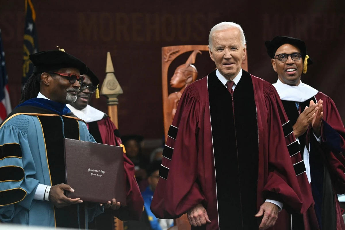 A l'université de Martin Luther King, Joe Biden promet d'écouter les manifestations pour Gaza