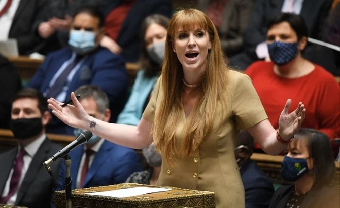 La chef adjointe du Parti travailliste, Angela Rayner. (AFP)