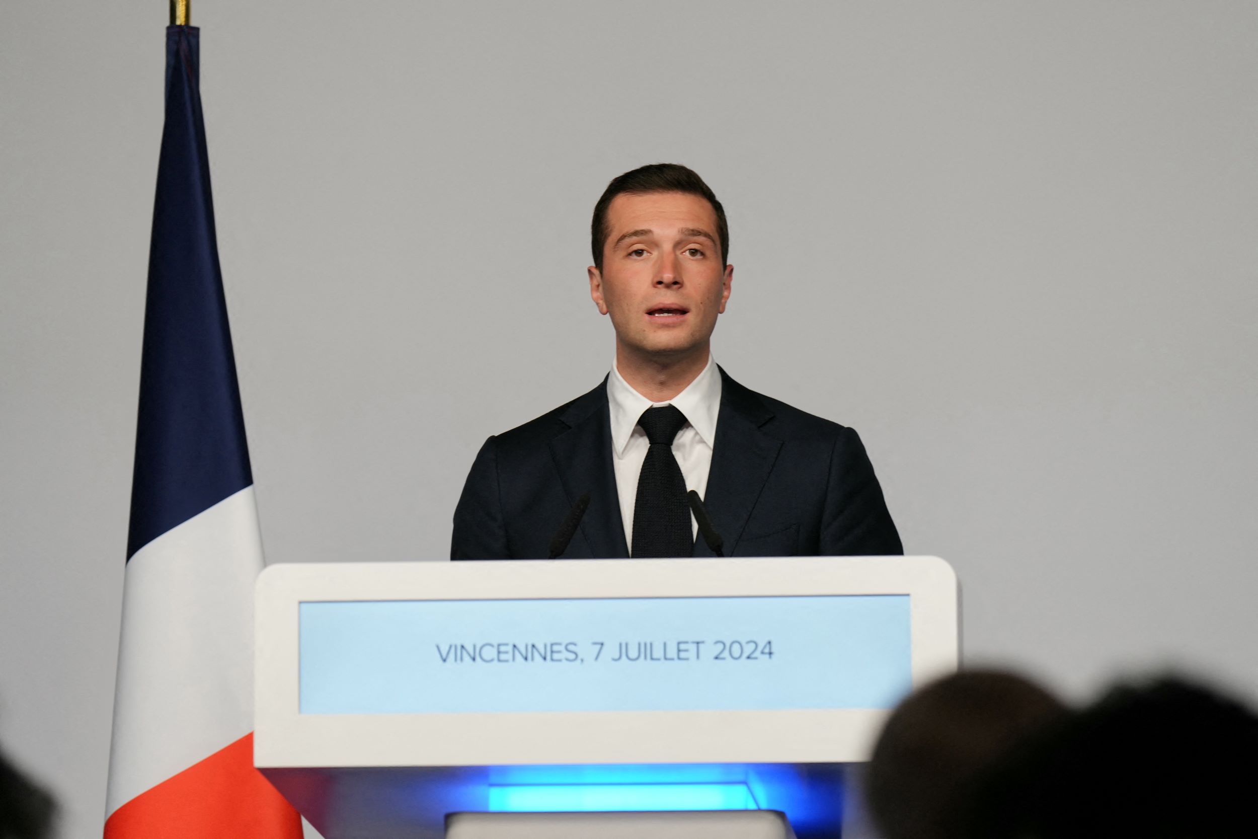 Législatives: Bardella admet des "erreurs" et "assume" sa "part de responsabilité" dans la "défaite" du RN