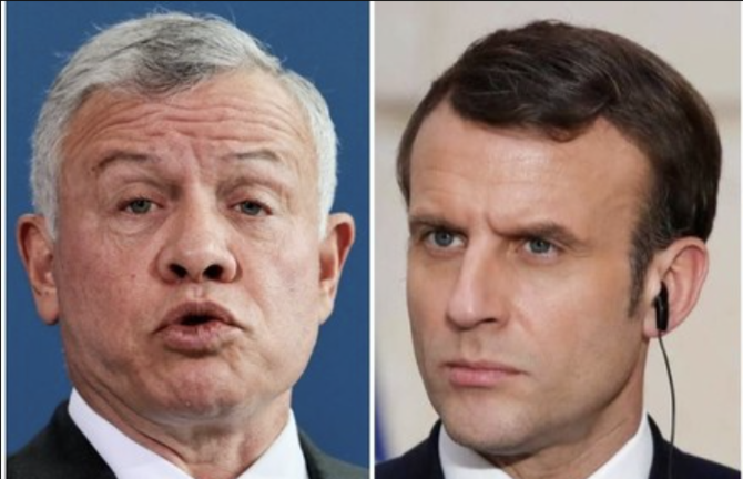 Macron et le roi de Jordanie appellent à éviter « à tout prix » une escalade militaire au Proche-Orient