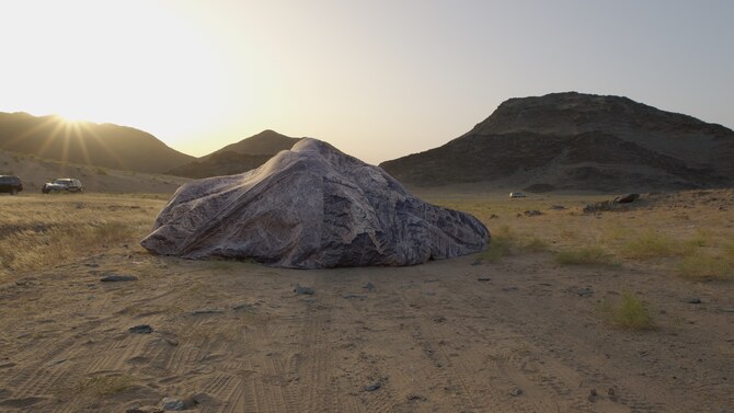 Moments forts de l'exposition « Moving Mountains » d'Ahaad Alamoudi à Hayy Jameel